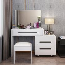 Special offer simple modern white paint dressing table retractable bedroom makeup table small apartment type dressing cabinet