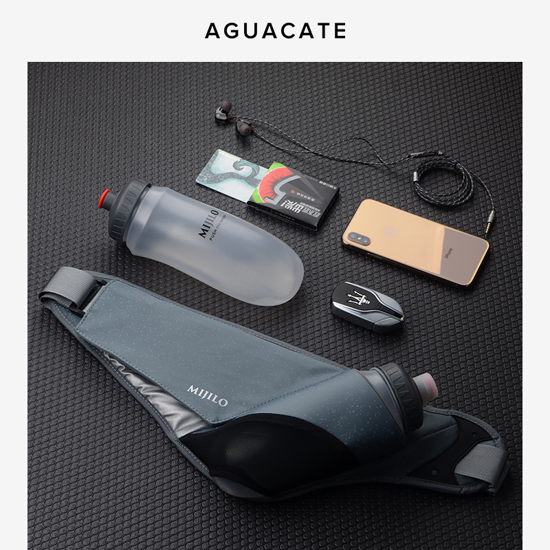 AGUACATE running mobile phone belt bag outdoor marathon equipment sports mobile phone bag men and women fitness water bottle bag