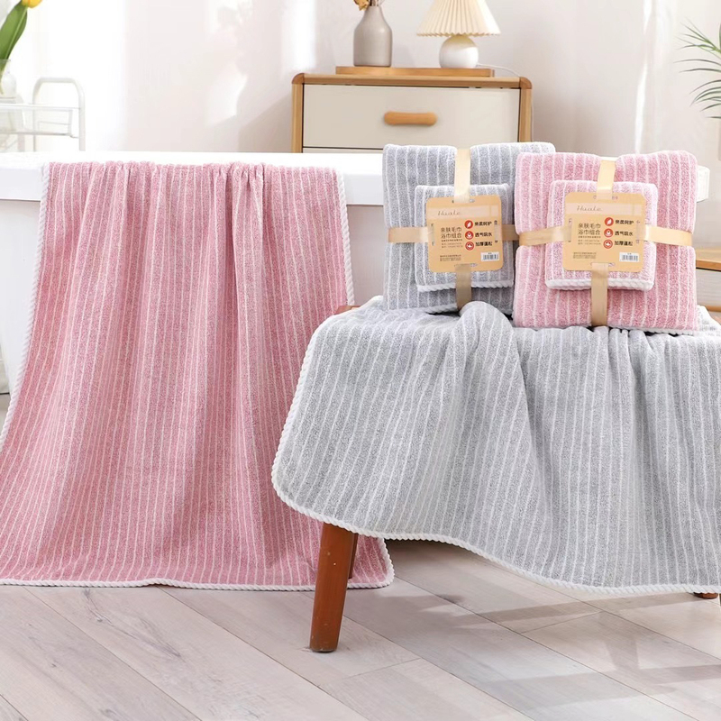 Huale Skin-Friendly Towel and Bath Towel Set, a Must-Buy, Faster Drying and More Absorbent Than Pure Cotton, Thickened, Suitable for Hotels and Guesthouses, Wholesale Huale Skin-Friendly Towel and Bath Towel Set, a Must-Buy, Faster Drying and More Absorbent Than Pure Cotton, Thickened, Suitable for Hotels and Guesthouses, Wholesale