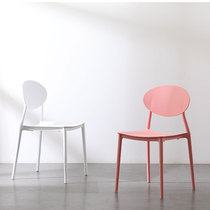 Chair Home Modern Simple Office Plastic Stool Back Chair Nordic Leisure Chair Ins Net Red Negotiation Dining Chair