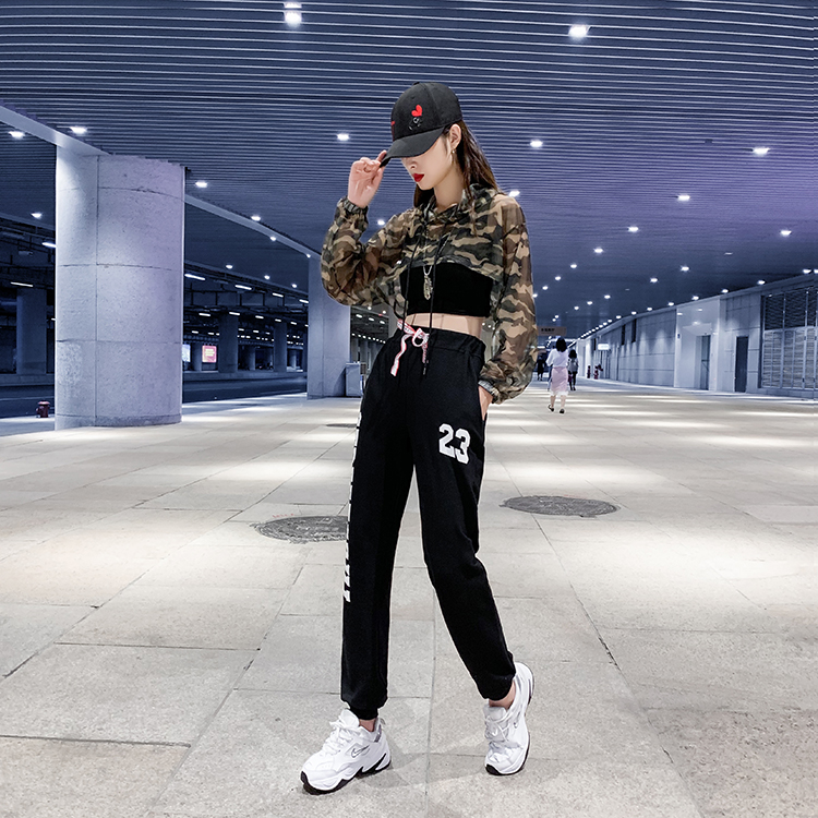 2020 JAZZ WOMENS DANCE SUIT JAZZ nhảy hiện đại DANCE PRACTICE SUIT NGƯỜI LỚN HIP-HOP SUIT