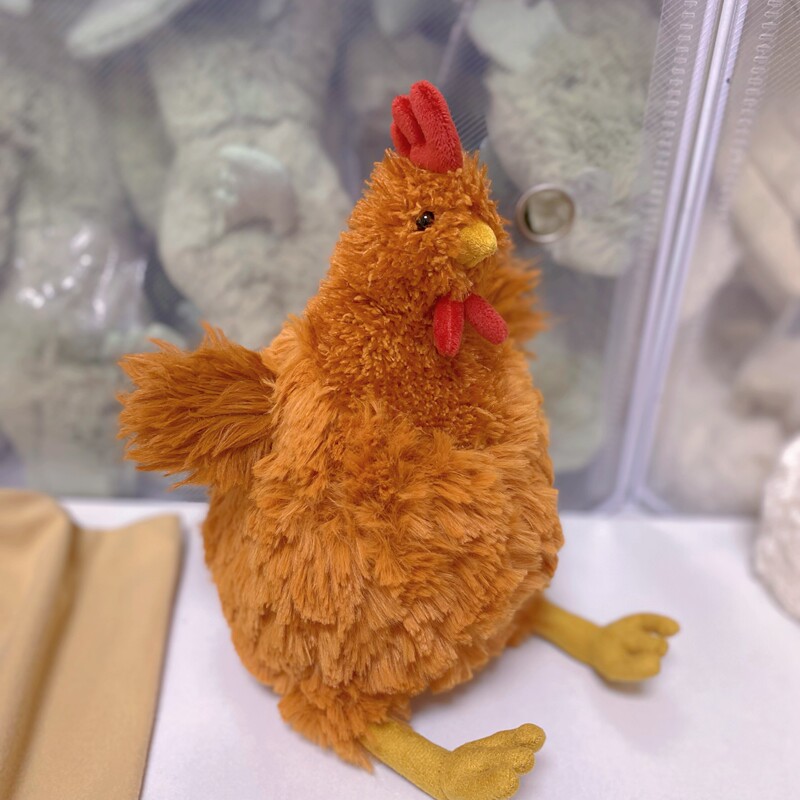 British Jellycat Cluney Rooster Cecil Chicken Cecil Fat Chicken Chick Comfort Doll Plush Toy