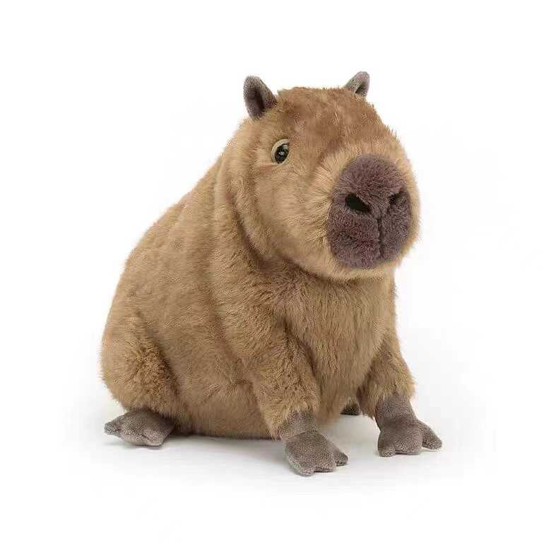 Jellycat2024 Kapibala New Product Clyde Capybara Gaudi Guinea Pig Doll Plush Toy
