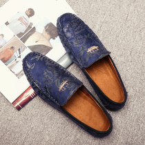 Foreign trade tail single clearance mens shoes special price export to The French factory a pedal big brand Yu single cut label casual shoes men