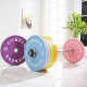 Macaron Barbell Plate Set Large Hole Barbell Deadlift Equipment Barbell for Women Fitness Home Hip Bridge Competition Colored Plates