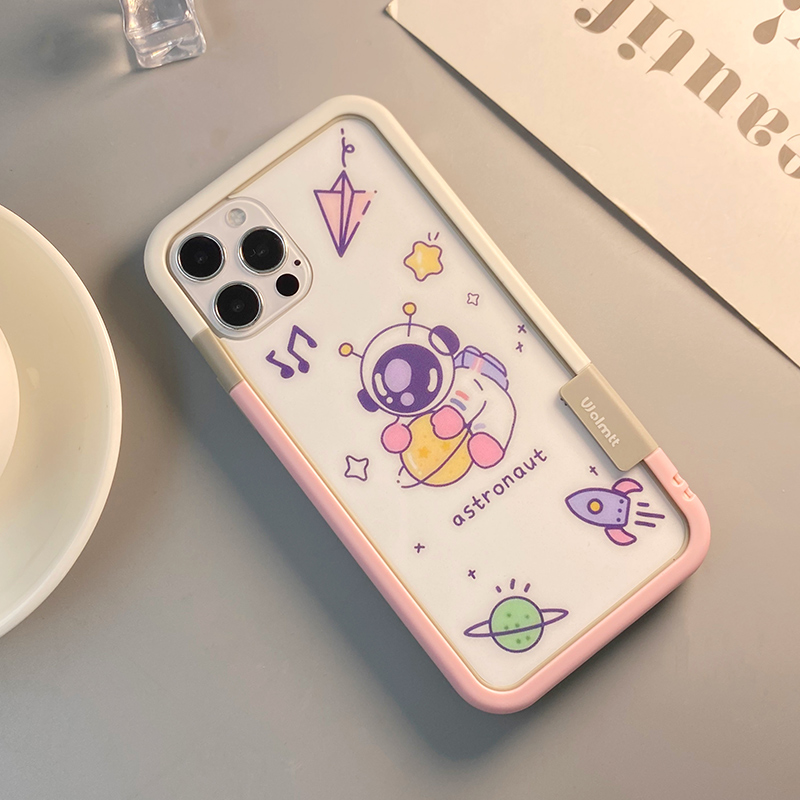 Cake Smells Apply Apple 12 Cartoon Astronaut Cell Phone Protection Shell Max Color Film 11promax Toughened Membrane Pro Rear Membrane