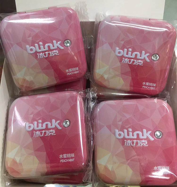 German Binglik Fruit Powder Mint Candy Lemon Flavor Passion Fruit Flavor Grapefruit Flavor Mint Candy 6 boxes of 58