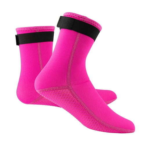 Носки для взрослых носков обуви, связанные с водой, противодействующая, анти -обрезающая обувь, мужчины и женщины сгущенные теплыми плавающими пляжами с высоким уровнем теплого плавания