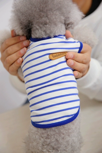 ПЭТ Баррин Сельдерея Снежный щенок щенка собака собака собака для собак весна и летний весенний фестиваль Осенний полосатый полосатый жилет