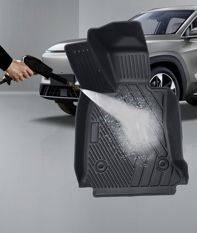 26 New Models of Wuling Rongguang Ev Floor Mats, New Energy Pure Electric Full-Cover Rear Compartment Mats, Tpe Wear-Resistant, Waterproof, Odorless, for Cargo Use