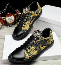 Medusa Mens Shoes Spring 201900 Hitchhiking Version 100 Hitch Men Casual Low Bunch Shoes Trend Printed Fashion Board Shoes