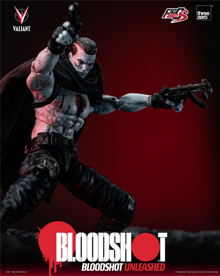 Threezero VALIANT FigZero S 1/12 Bloodshot Action Figure Three Zero New In Hand