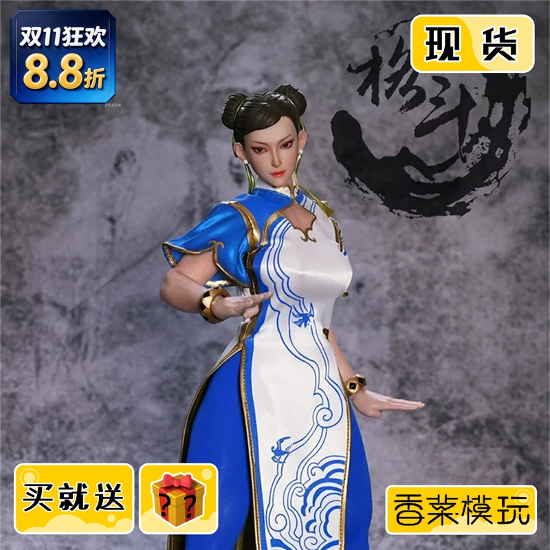 In Stock Play Toy 1/6 P026 Fighting Goddess 6Th Generation Leg King Chun Sister Movable Female Soldier Figure