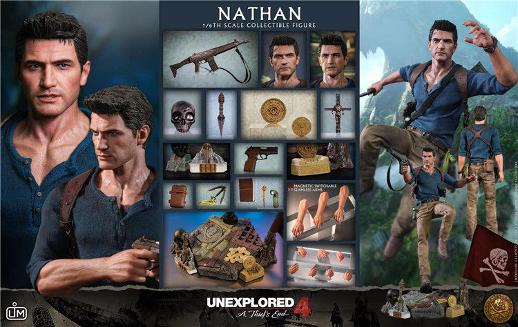 Limtoys Nathan Drake Uncharted 4 1/6 Scale Male Action Figure