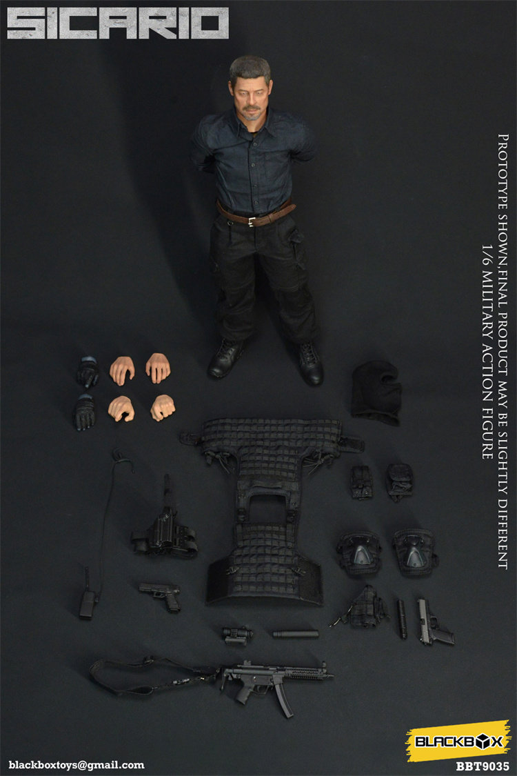 BLACKBOX Sicario 1/6 Male Soldier Action Figure Model Collection