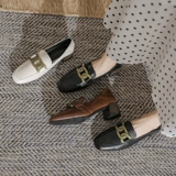 Обувь на высоком каблуке, металлические туфли в английском стиле для кожаной обуви, из натуральной кожи, в британском стиле