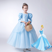  Aisha princess dress Childrens frozen performance clothing childrens tutu Western style girl Aisha dress