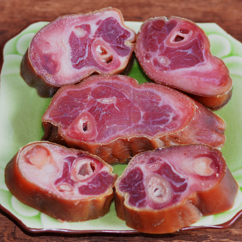 2 years old ham hoof gold and silver hoof ham hoof slices soup stew 500g hotel banquet ham old fragrance