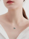 925 silver little green horse necklace for women, high-end 2026 year of the horse, zodiac sign, horse clavicle chain for girl friends