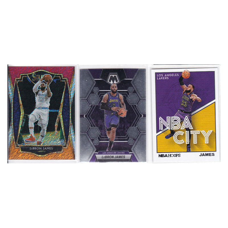 Star Player Lebron James Three-Color Panini 20-21 Select 22-23 Mosaic 19-20 Hoops