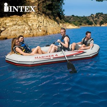 America INTEX68376 Professional sailor 4 people super large super long boat group Fishing boat Rubber boat