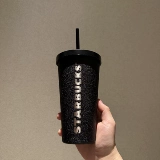 Starbucks, черный кофейный стакан из нержавеющей стали со стаканом