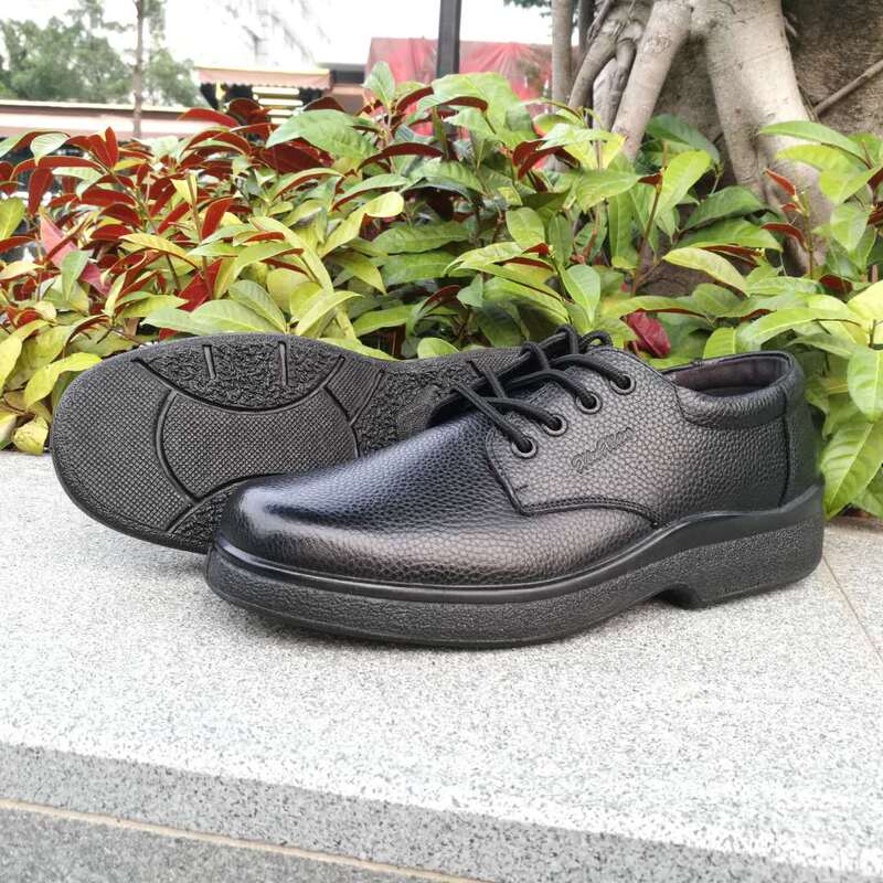 Zhuangyan Chef Shoes, Non-Slip, Genuine Cowhide, Non-Slip, Waterproof, Lace-Up Work Shoes 116