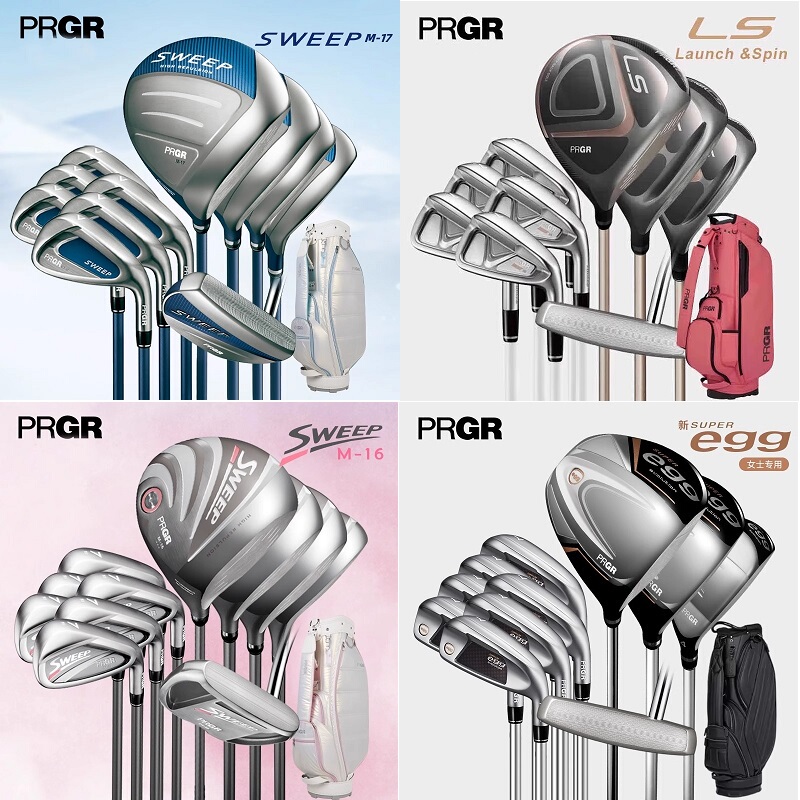 New Japanese Prgr Sweep Sakura Women's Golf Club Set M17/M16/M15 Complete Set