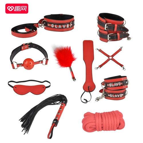 SM в комплекте наручники с кожаными нагрузками пары кульминации и женская посуда