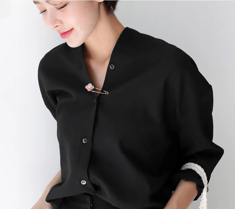 Hàn Quốc nhỏ pin nữ áo len cardigan quần áo áo len trâm cài trâm cài cao cấp rhinestone khăn choàng khăn - Trâm cài