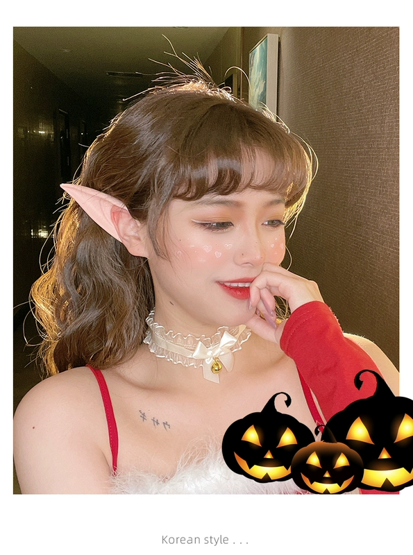 Trang phục hóa trang Halloween Quốc tai cos quái vật thiên thần giả tai nhọn nữ dễ thương ngộ nghĩnh đạo cụ quỷ sừng mũ đội đầu