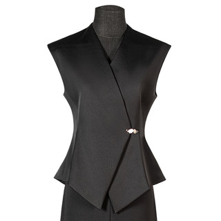 Sleeveless Vest Jacket for Women 2026 Spring and Summer New Style High-End Black Vest Top Light Professional Suit Skirt