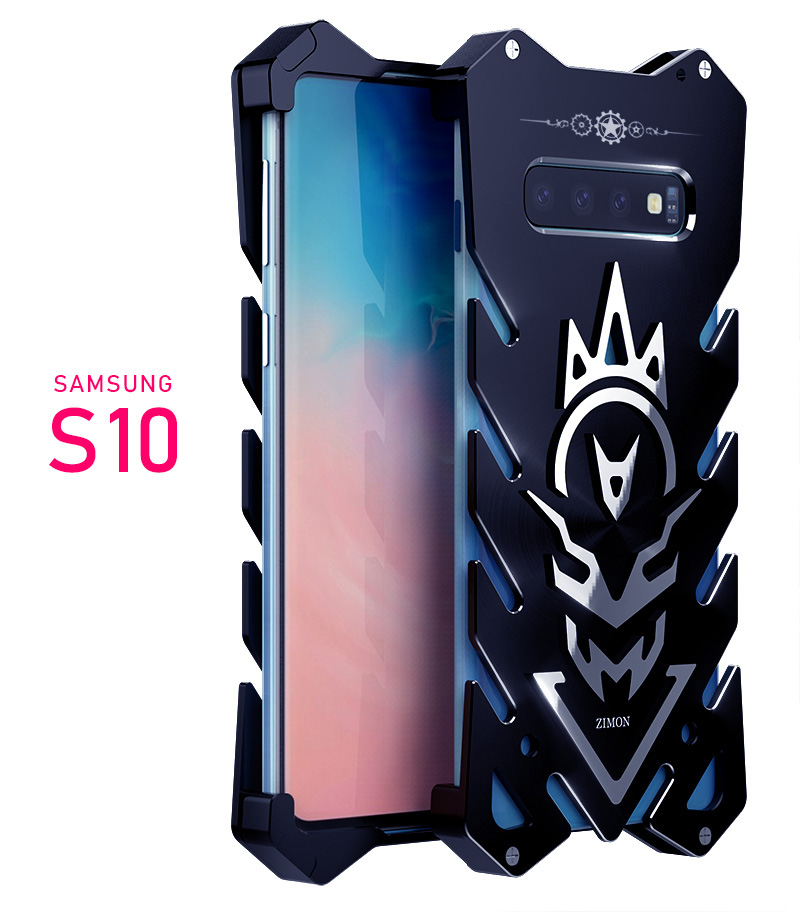 SIMON New THOR II Aviation Aluminum Alloy Shockproof Armor Metal Case Cover for Samsung Galaxy S10 & Samsung Galaxy S10e & Samsung Galaxy S10 Plus