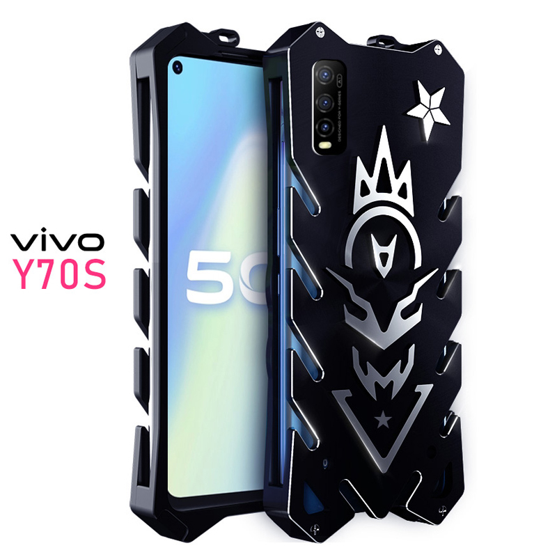 SIMON New THOR II Aviation Aluminum Alloy Shockproof Armor Metal Case Cover for vivo X50 Pro & vivo X50 & vivo Y70s & vivo Y50