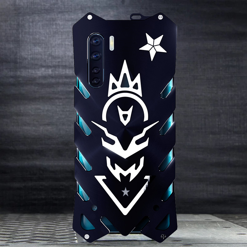 SIMON New THOR II Aviation Aluminum Alloy Shockproof Armor Metal Case Cover for OPPO Reno3 Pro & OPPO Reno3 & OPPO A92s & OPPO A91