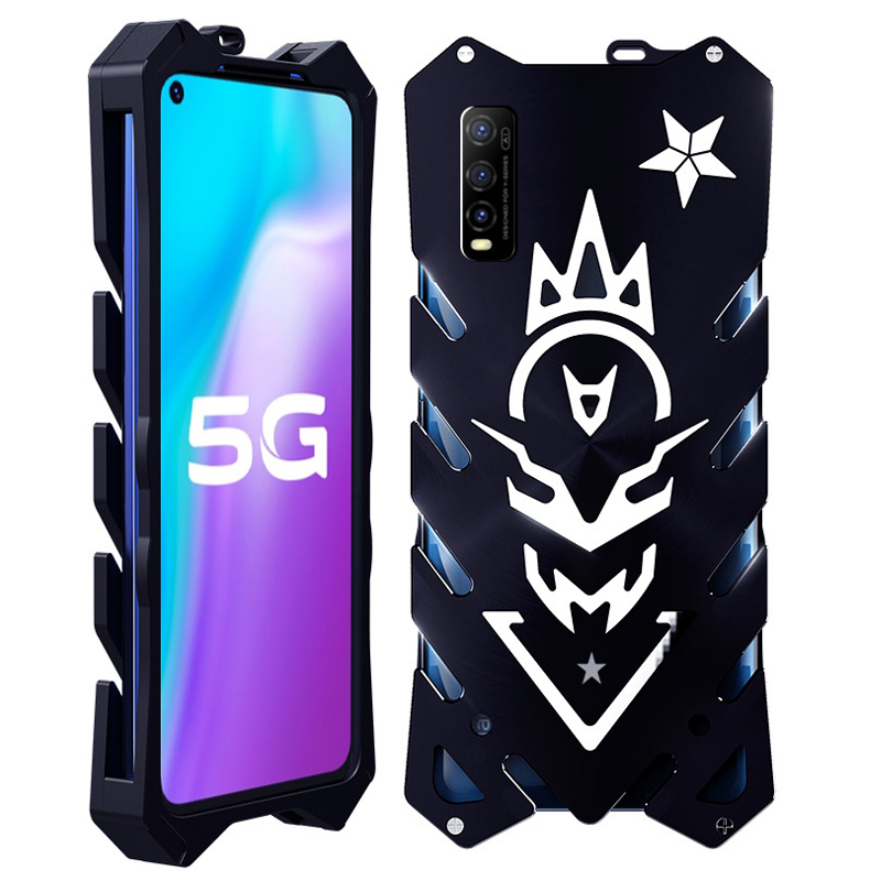 SIMON New THOR II Aviation Aluminum Alloy Shockproof Armor Metal Case Cover for vivo X50 Pro & vivo X50 & vivo Y70s & vivo Y50