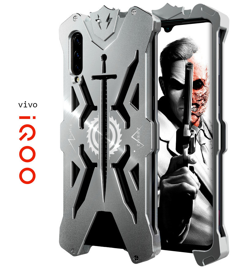 SIMON THOR Aviation Aluminum Alloy Shockproof Armor Metal Case Cover for vivo iQOO