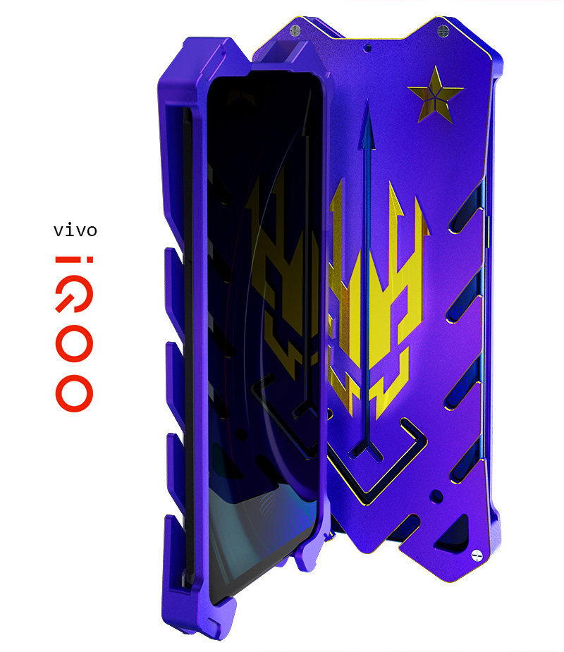 SIMON New THOR II Aviation Aluminum Alloy Shockproof Armor Metal Case Cover for vivo iQOO