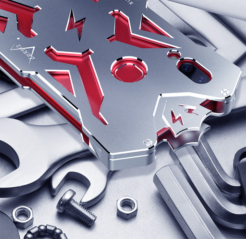 SIMON THOR Aviation Aluminum Alloy Shockproof Armor Metal Case Cover for vivo X21 & vivo X21 UD