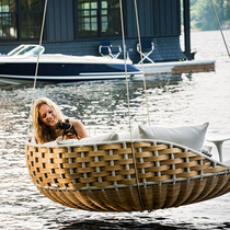 Creative outdoor Net red hanging chair Bali Birds Nest hammock lay-down hammock balcony bird cage bed