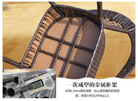 Bàn ghế ngoài trời giải trí ban công mây bàn bốn ghế kết hợp ghế mây bàn cà phê ba mảnh quán cà phê phòng ăn - Bàn ghế ngoài trời / sân bàn ghế ngoài trời