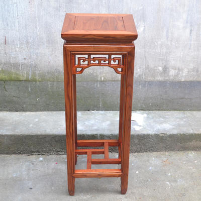 Ming and Qing Dynasty imitation classical furniture, solid wood flower stand, south elm wood vase, Chinese-style complete set lamp stand, indoor basin and storage rack