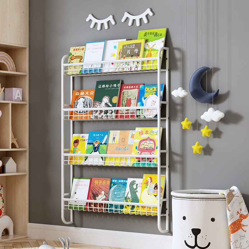 Bookshelves Wall Hanging Wall Style Reading Bookshelves Wall-mounted Bookshelves Creative Invisible Leaning Wall Bookshelves Home Wall Bookshelves