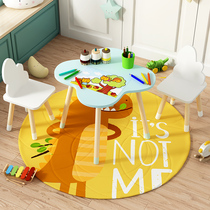 Childrens writing table and chair set combination home toy game table kindergarten baby learning book table chair