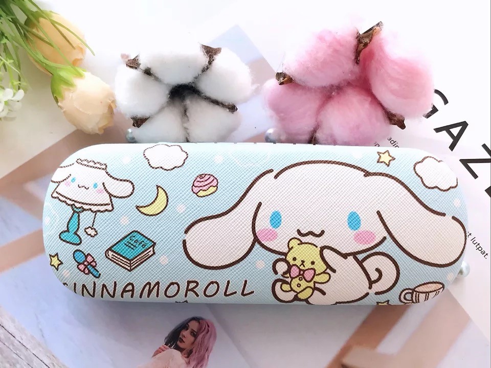 Children's glasses case lightweight compact ultra-light eye case female Korean cute women's portable glasses storage box