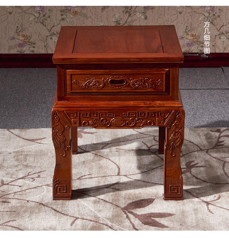 товар из китая 红木沙发刺猬紫檀木中式实木沙发花梨木全套客厅家具组合沙发椅 Jimei Red