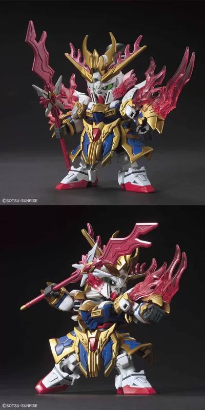 Bandai Gundam Model Q phiên bản BB SD Tam Quốc Chuang Guan Yu Lu Bu Zhang Feijie Chuan Zhao Yun Gunda - Gundam / Mech Model / Robot / Transformers