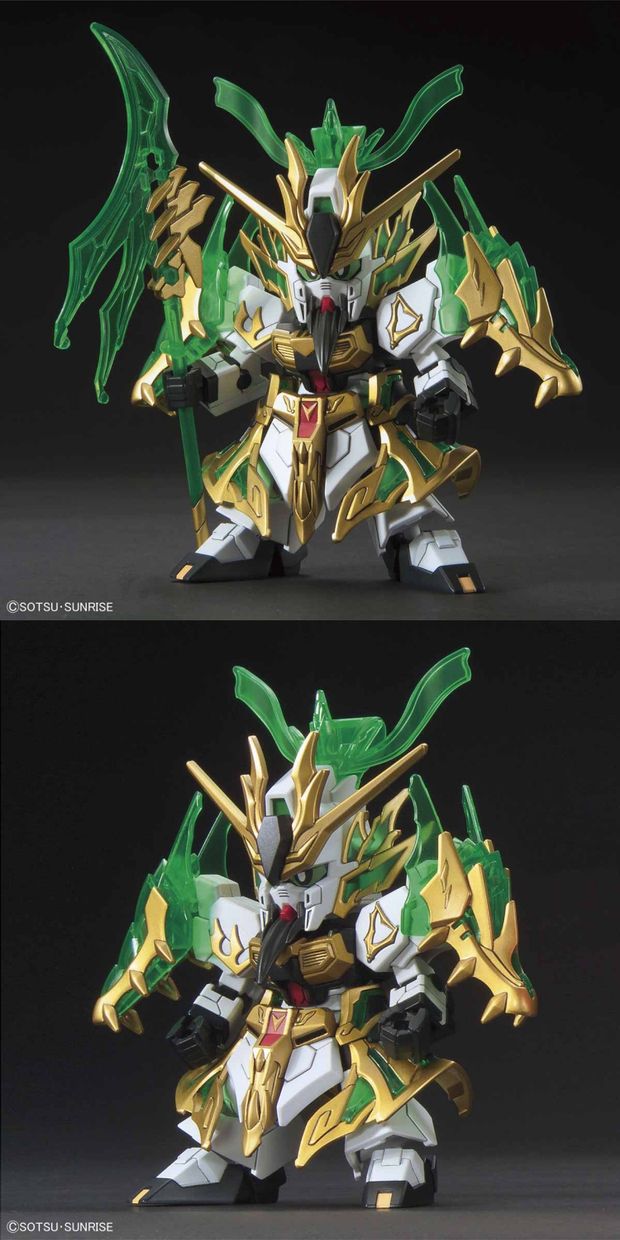 Bandai Gundam Model Q phiên bản BB SD Tam Quốc Chuang Guan Yu Lu Bu Zhang Feijie Chuan Zhao Yun Gunda - Gundam / Mech Model / Robot / Transformers mô hình robot cỡ lớn	