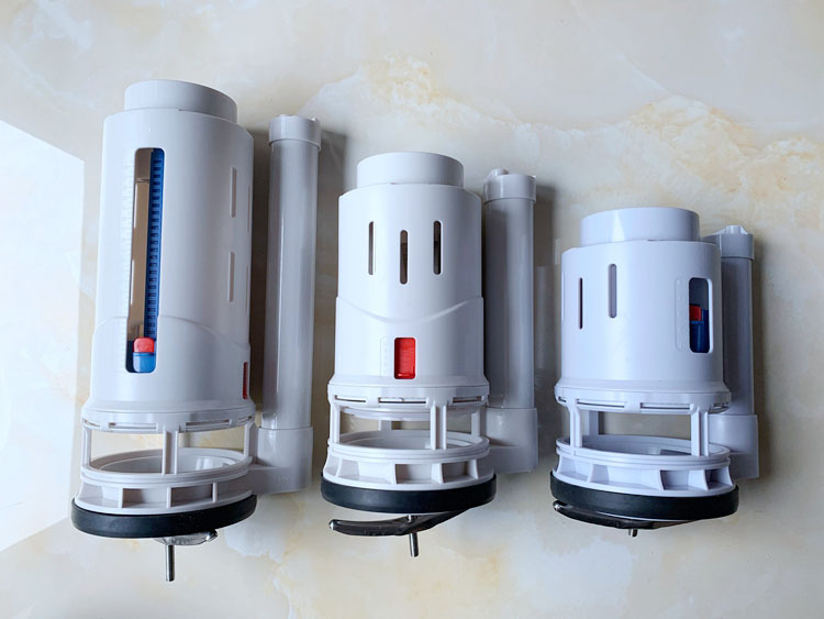 Large-diameter double-press water tank accessories outlet toilet accessories large-aperture drainer 3 inch 8 cm drain valve universal