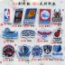 Miếng dán trâm acrylic biểu tượng đội bóng NBA Rocket Lakers Forest Wolf Magic Piston Nuggets Bull - Trâm cài cài áo đẹp Trâm cài